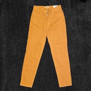 PACSUN | Yellow Ultra High Slim Fit Jeans